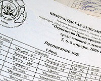 Расписание матчей
