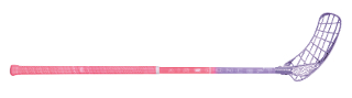 Клюшка для флорбола Zone AIR Curve 1.5° hot pink/violet