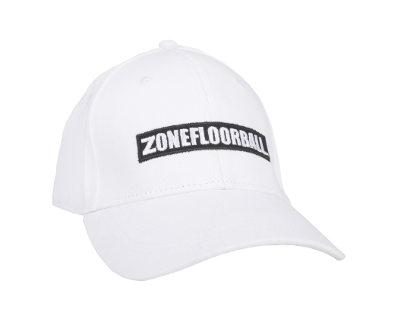 (арт. 34330) Бейсболка Zonefloorball IVERSON, белая Cap Zonefloorball IVERSON white