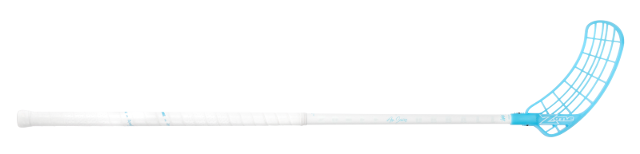 (арт. 41651) Клюшка для флорбола Zonefloorball SUPREME AIR SUPER LIGHT 27mm white/ice blue 100cm