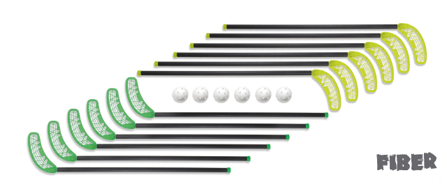 Флорбольный набор Unihoc Set Fiber 95cm Флорбольный набор Unihoc Set Fiber 95cm