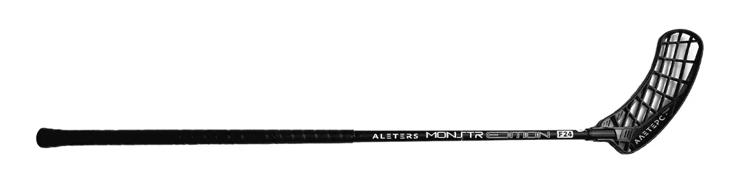 (арт. 91733) Флорбольная клюшка АЛЕТЕРС Эпик MONSTR EDITION 24 black 100см, Левая (арт. 91723) Флорбольная клюшка АЛЕТЕРС Эпик MONSTR EDITION 24 black 100см, Левая
